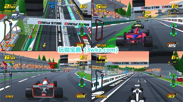 F1赛车复古游戏《New Star GP》上线Steam(f1赛车模拟器游戏)