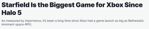 IGN：《星空》将会是Xbox自从《光环5》以来首发规模最大的游戏(《星空》纯音乐)