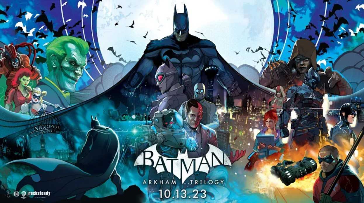 Switch版《蝙蝠侠阿卡姆三部曲》10月13日上市(switch版本怎么看)