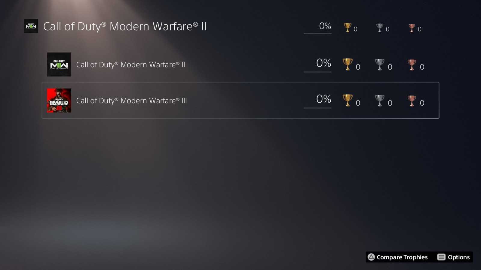 《使命召唤：现代战争3》PS5版没有白金奖杯 被视为前作DLC(使命召唤现代战争下载)