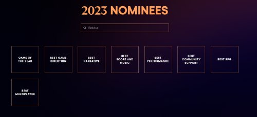 2023TGA提名公布：博德3、心灵杀手2八项提名领跑全场(2023TGA提名原神)