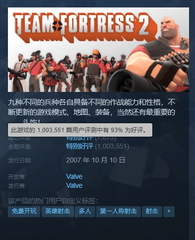 《军团要塞2》达成成就!Steam百万评价俱乐部成员+1(按g可以干什么)