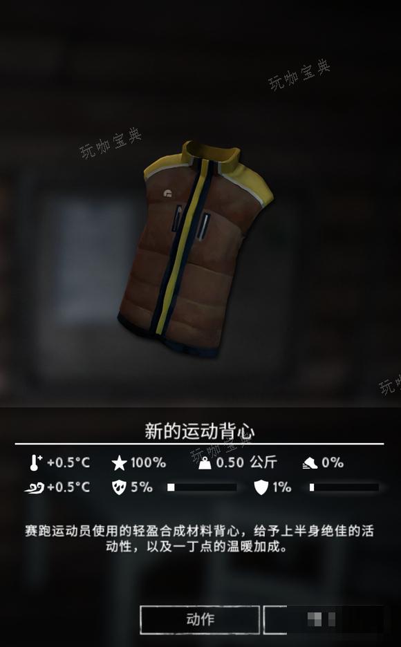 《漫漫长夜》新的运动背心怎么样