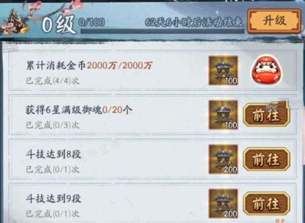 《阴阳师》冬境巡游累计消耗金币2000w任务怎么完成 冬境巡游累计消耗金币2000w任务逃课攻略图片3