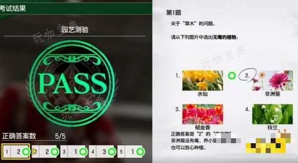 如龙8园艺测试题目答案 园艺测试题答案一览