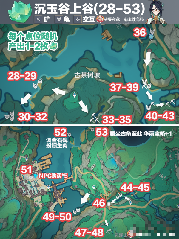 《原神》清水玉采集路线大全一览