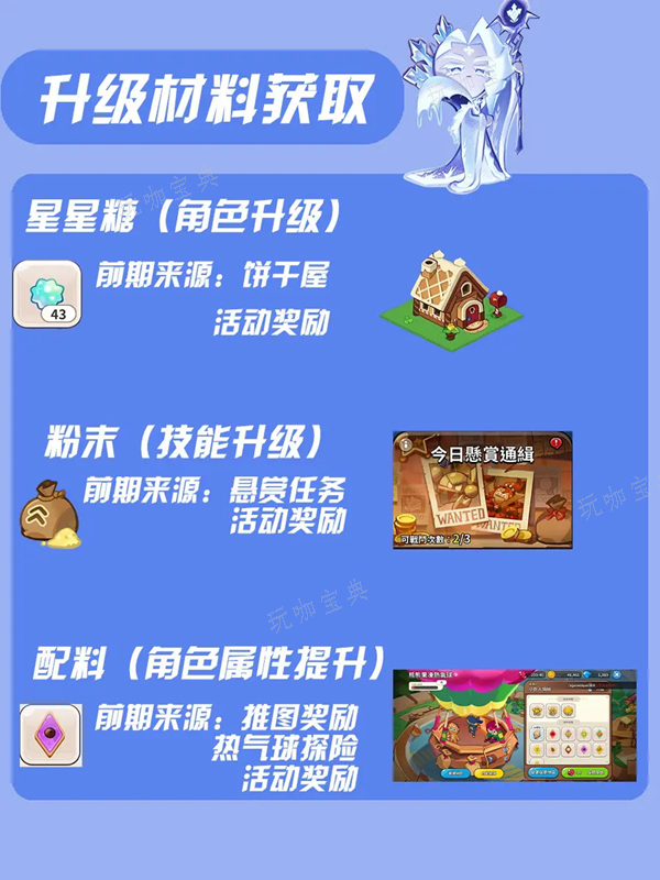 《冲呀饼干人王国》冰雪女王饼干怎么培养图四