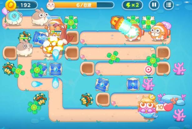 《保卫萝卜4》海的闺女第49关满星攻略