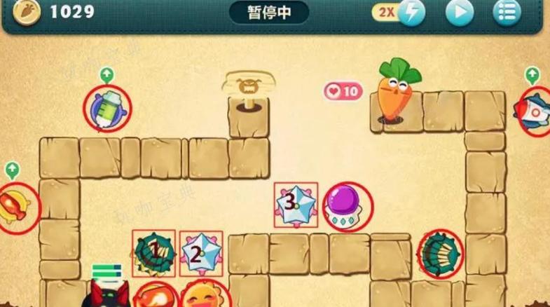 《保卫萝卜2》攻略51关怎么过