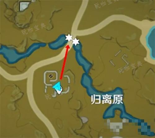 《原神》马尾快速采集路线图