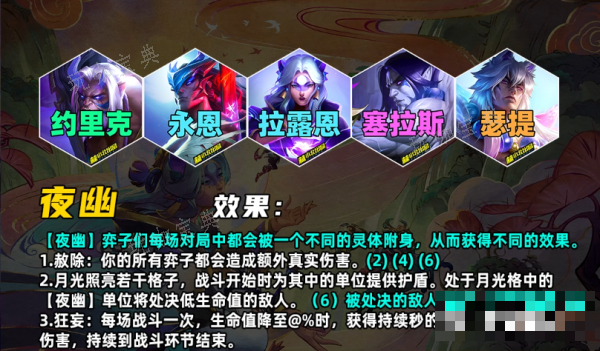 《金铲铲之战》s11羁绊介绍大全一览