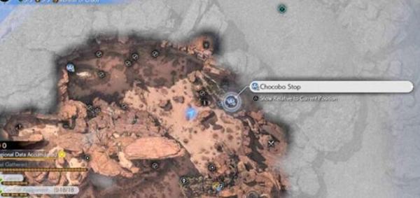 最终幻想7重生星陨峡谷陆行鸟站牌刷新地点
