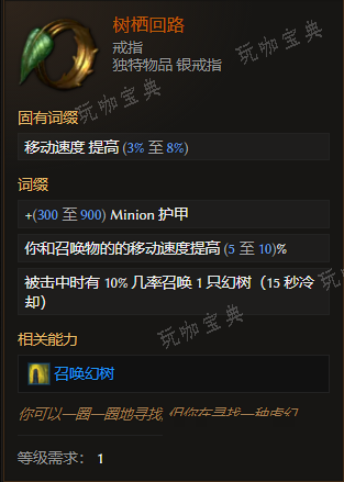 《最后纪元》戒指树栖回路有什么特点