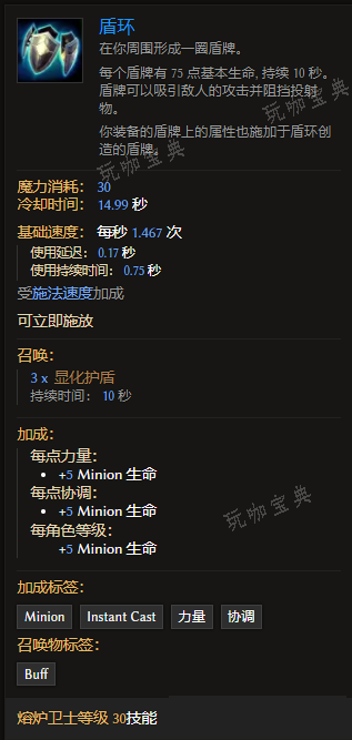《最后纪元》熔炉卫士技能盾环有什么特点