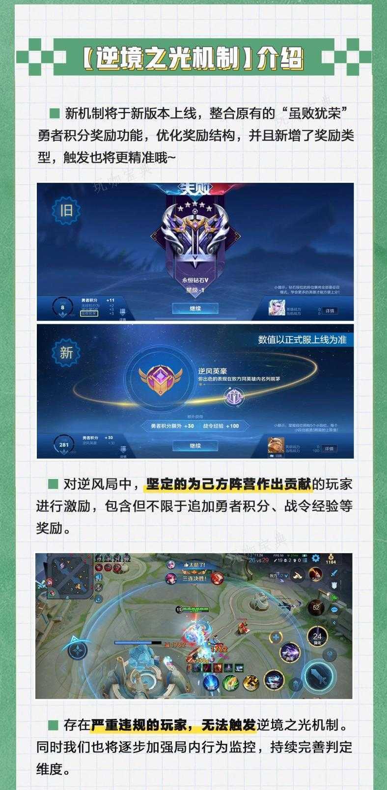 《王者荣耀》逆境之光机制是什么 逆境之光机制作用介绍图片1