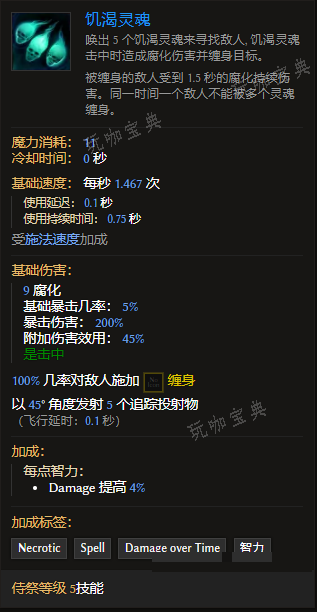 《最后纪元》侍祭技能饥渴灵魂有什么特点