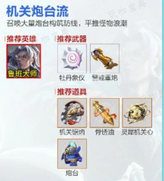 《王者荣耀》机关百炼最强搭配推荐 机关百炼通关最强搭配攻略图片2