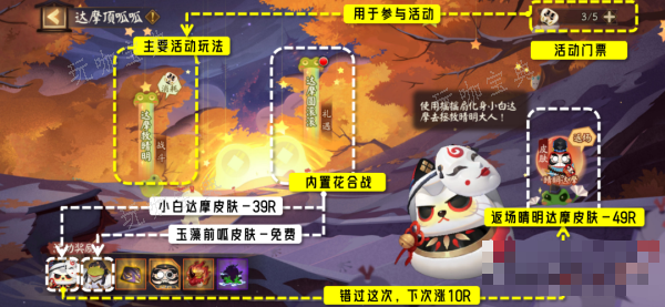 《阴阳师》达摩顶呱呱活动2024攻略详解