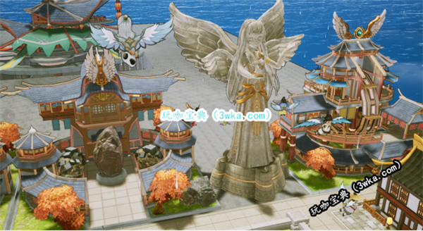 国风模拟经营游戏《天神镇》4月5日免费上线全新DLC“羽人国”