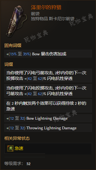 《最后纪元》箭袋泽里尔的狩猎有什么特点