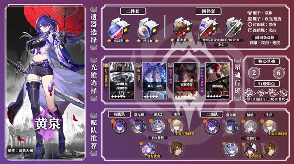 《崩坏星穹铁道》黄泉一图流简明攻略(崩坏星穹铁道云游戏)